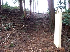 信玄の首塚（浅間神社）