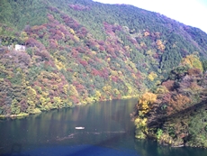 名手橋付近からの津久井湖