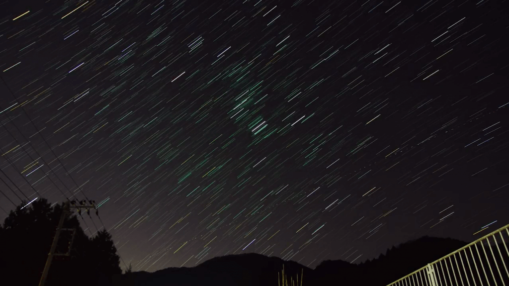 青根の星空<br>（提供：青根地域振興協議会）