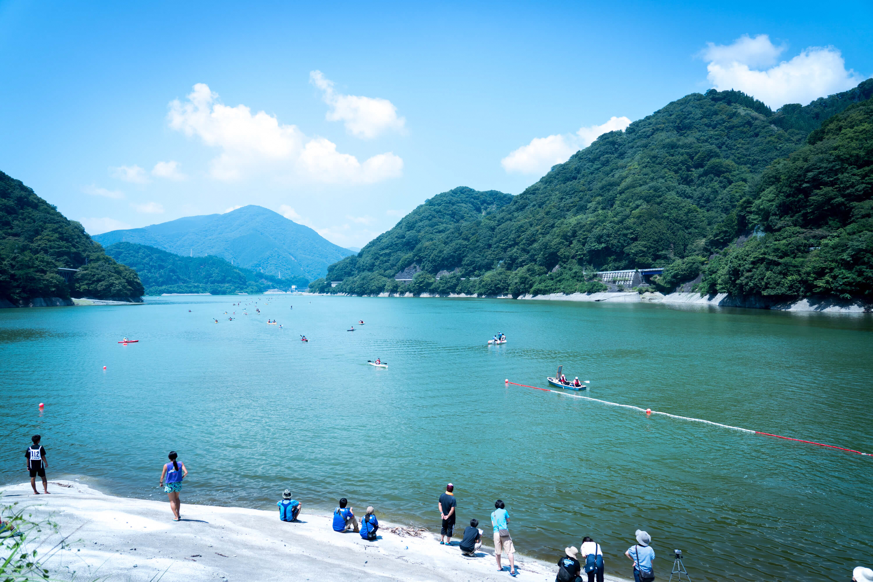 カヌーマラソンＩＮ丹沢湖2019