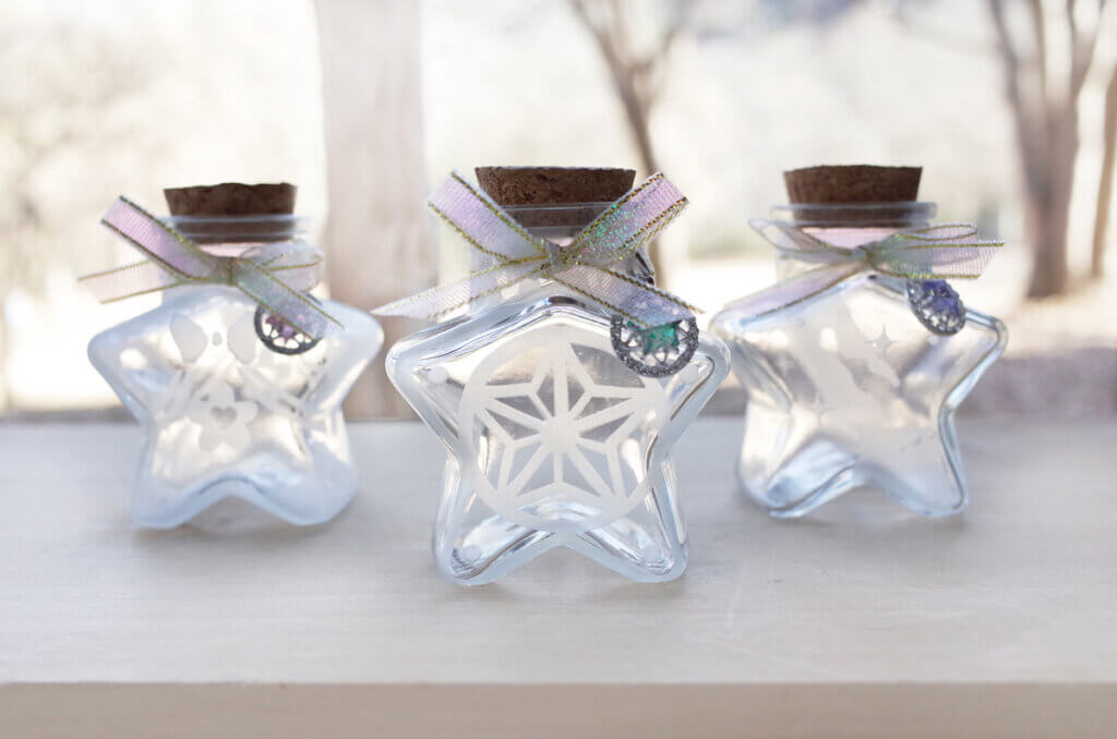 藤野芸術の家体験工房　サンドブラストで作るきらめく星のミニボトル