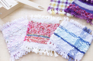 藤野芸術の家 体験工房 手織りのスプリングコースター